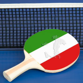 Italiaanse vlag tafeltennisbatje