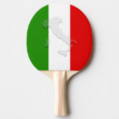 Italiaanse vlag tafeltennisbatje (Voorkant)