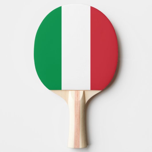 Italiaanse vlag tafeltennisbatje (Voorkant)