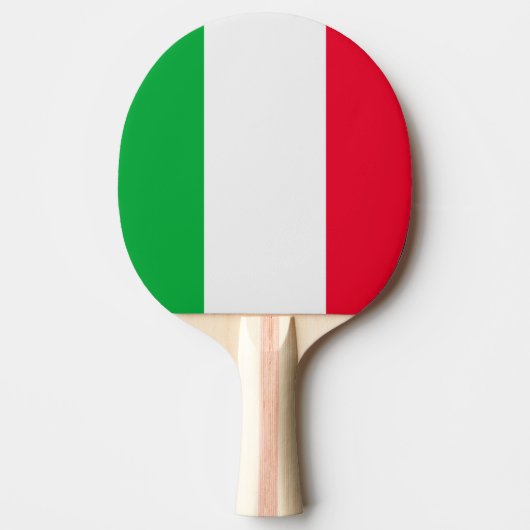 Italiaanse vlag tafeltennisbatje (Voorkant)