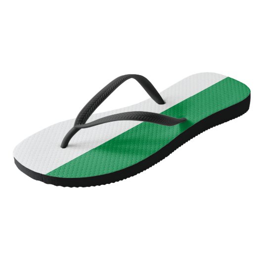 Italiaanse vlag teenslippers (Schuin)