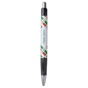 Italiaanse Vlag Tegel Persoonlijk Erfgoed Ontwerp Pen