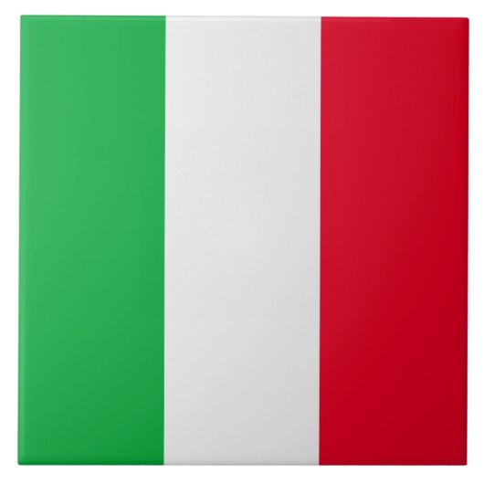 Italiaanse vlag tegeltje (Voorkant)
