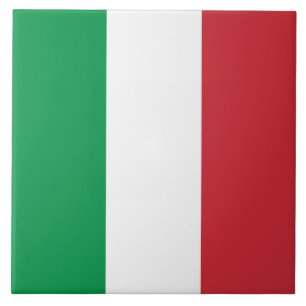 Italiaanse vlag tegeltje