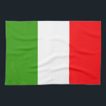 Italiaanse vlag theedoek<br><div class="desc">Oorspronkelijk vlaggenontwerp lijkt erop dat het is geschilderd! Herinneer je wereld op reis, vier je erfgoed of show iedereen hoeveel je van je thuis houdt! Dit afbeelding is beschikbaar voor een groot aantal producten. Bekijk al onze andere design op http://www.zazzle.com/zipperedflags Hebt u een verzoek of vragen? Neem rechtstreeks contact met...</div>