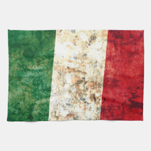 Italiaanse vlag theedoek