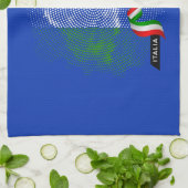 Italiaanse vlag theedoek (Gevouwen)