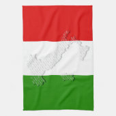 Italiaanse vlag theedoek (Verticaal)
