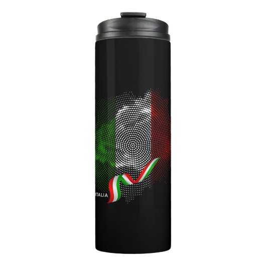 Italiaanse vlag thermosbeker (Voorkant)