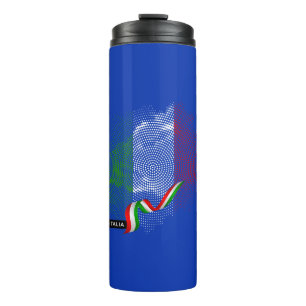 Italiaanse vlag thermosbeker