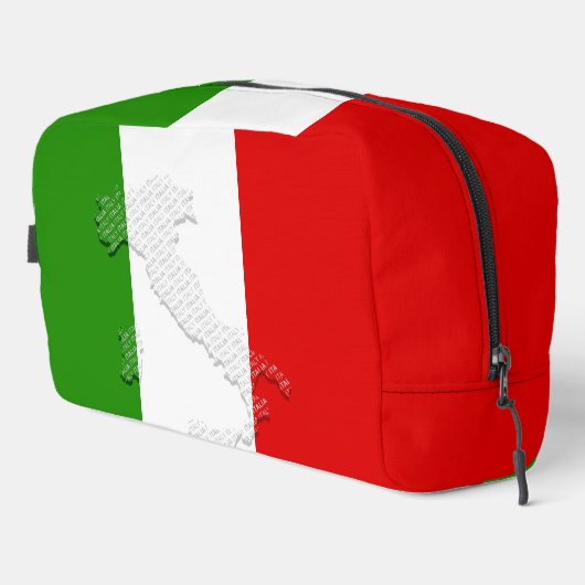 Italiaanse vlag toilettasje (Rechterhoek)