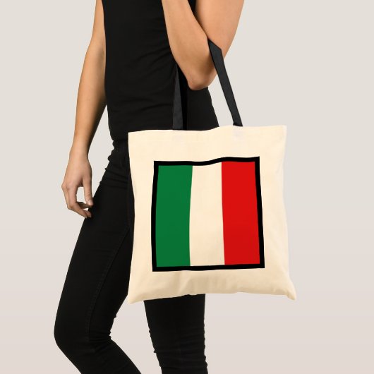 Italiaanse vlag tote bag (Voorkant (product))