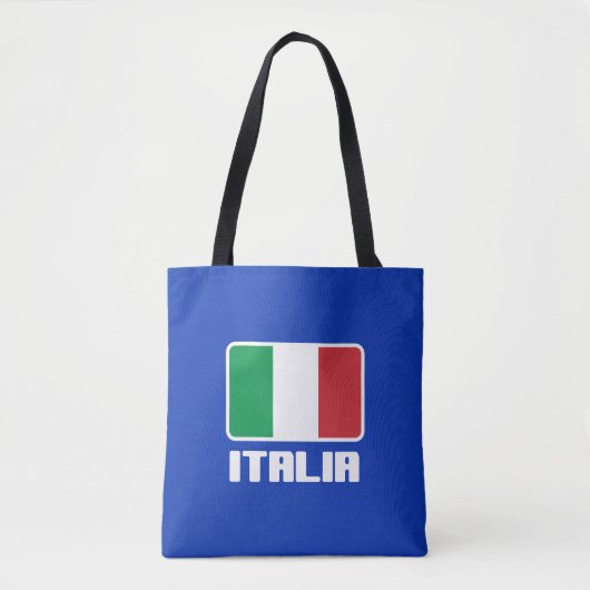 Italiaanse Vlag Tote Bag (Voorkant)