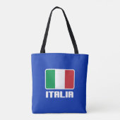 Italiaanse Vlag Tote Bag (Achterkant)