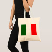 Italiaanse vlag tote bag (Voorkant (product))