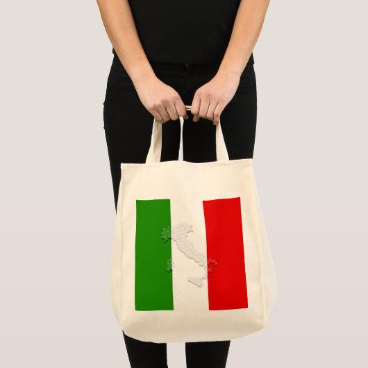 Italiaanse vlag tote bag (Voorkant (product))