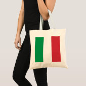 Italiaanse vlag tote bag (Voorkant (product))