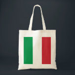 Italiaanse vlag tote bag<br><div class="desc">Italiaanse vlag</div>