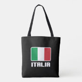 Italiaanse vlag tote bag (Achterkant)