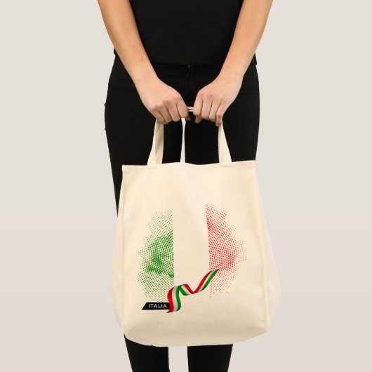 Italiaanse vlag tote bag (Voorkant (product))