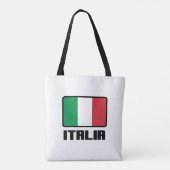 Italiaanse Vlag Tote Bag (Achterkant)