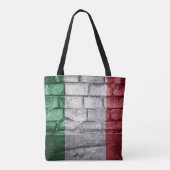 Italiaanse vlag tote bag (Achterkant)