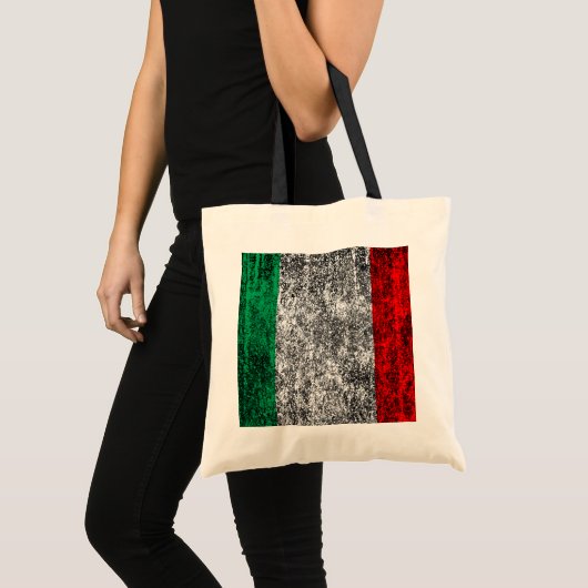 italiaanse vlag tote bag (Voorkant (product))