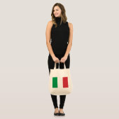 Italiaanse vlag tote bag (Voorkant (model))