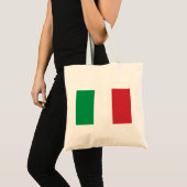 Italiaanse vlag tote bag (Voorkant (product))