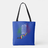 Italiaanse vlag tote bag (Achterkant)