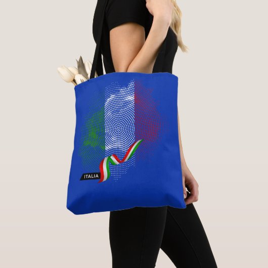 Italiaanse vlag tote bag (Dichtbij)