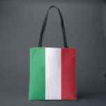 Italiaanse vlag tote bag<br><div class="desc">Zoek "wowsmiley" voor meer producten zoals deze.</div>