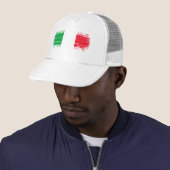 Italiaanse vlag trucker pet (In situ)