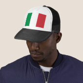 Italiaanse vlag trucker pet (In situ)