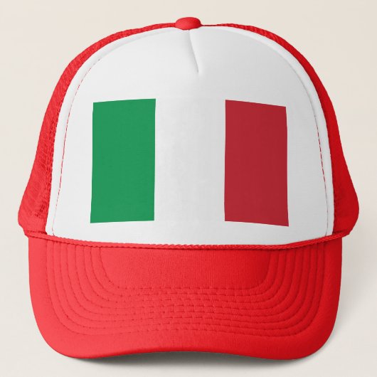 Italiaanse vlag trucker pet (Voorkant)
