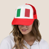 Italiaanse vlag trucker pet (In situ)