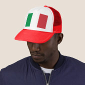 Italiaanse vlag trucker pet (In situ)