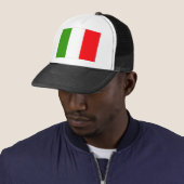 Italiaanse vlag trucker pet (In situ)