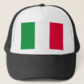 Italiaanse vlag trucker pet (Voorkant)