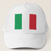 Italiaanse vlag trucker pet (Voorkant)