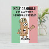 Italiaanse vlag van de Heilige Cannoli, geboorteda Kaart (Staand voorkant)