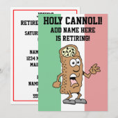 Italiaanse vlag van de Heilige Cannoli , Italië -  Kaart (Voorkant / Achterkant)