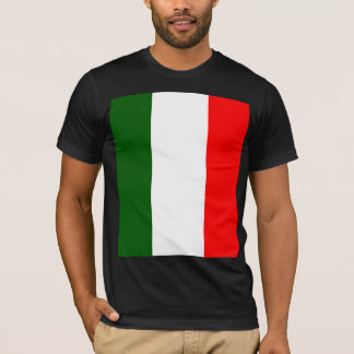 Italiaanse vlag van hoge kwaliteit t-shirt