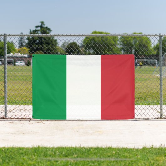 Italiaanse vlag van Italië aangepaste banner teken (Insitu)
