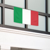Italiaanse vlag van Italië aangepaste banner teken (Buitenkant Gebouw)