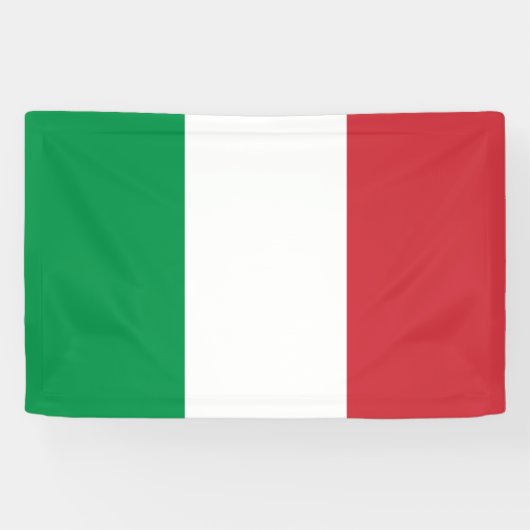 Italiaanse vlag van Italië aangepaste banner teken (Horizontaal)