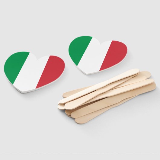 Italiaanse vlag van Italië aangepaste bruiloft par Handwaaier (Niet-gemonteerd)