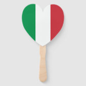 Italiaanse vlag van Italië aangepaste bruiloft par Handwaaier (Voorkant)