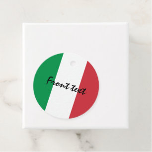 Italiaanse vlag van Italië custom party Bedankjes Labels