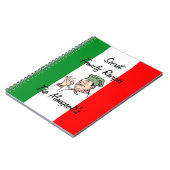 Italiaanse vlag van Italië Notitieboek (Linkerzijde)